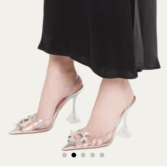 Amina Muaddi Shoes - COPY - Amina Muaddi crystal heels